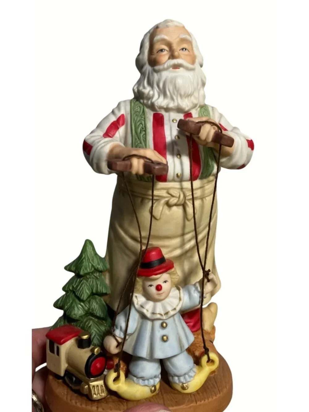 Santas Puppet Show Figurine Home Interiors Collectible Holiday Decor 1997